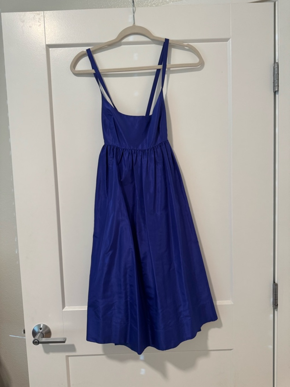 J.Crew 100% Silk Dress – Vivid Royal Blue | Size 0 | Pockets